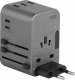 Ładowarka Energea ENERGEA ład. siec. 3xUSB+2xUSB-C PD-PPS-QC 3.0 35.5W 3A2C adapter 4w1 US/UA/EU/UK szary/gunmetal Travelworld 4