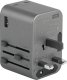 Ładowarka Energea ENERGEA ład. siec. 1xUSB+2xUSB-C PD-PPS-QC 3.0 65W 1A2C adapter 4w1 US/UA/EU/UK szary/gunmetal Travelworld Adapter GaN65W 2