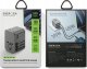 Ładowarka Energea ENERGEA ład. siec. 1xUSB+2xUSB-C PD-PPS-QC 3.0 65W 1A2C adapter 4w1 US/UA/EU/UK szary/gunmetal Travelworld Adapter GaN65W 6