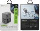 Ładowarka Energea ENERGEA ład. siec. 1xUSB+2xUSB-C PD-PPS-QC 3.0 65W 1A2C adapter 4w1 US/UA/EU/UK szary/gunmetal Travelworld Adapter GaN65W 7
