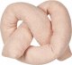 Beliani Poduszka dekoracyjna teddy 172 x 14 cm różowa GLADIOLUS 1