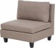 Beliani Sofa modułowa 3-osobowa brązowa UNSTAD 4