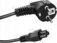 Kabel zasilający Maclean Kabel zasilający typu koniczynka Maclean, 3 pin, wtyk EU, 1.5m, MCTV-857 1