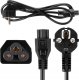 Kabel zasilający Maclean Kabel zasilający typu koniczynka Maclean, 3 pin, wtyk EU, 1.5m, MCTV-857 6