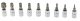 Geko 9el.zestaw kl.trzp.torx T10-60 1/4" CRV(10/20) 1