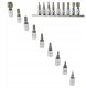 Geko 9el.zestaw kl.trzp.torx T10-60 1/4" CRV(10/20) 2