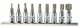Geko 9el.zestaw kl.trzp.torx T10-60 1/4" CRV(10/20) 3