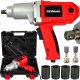 Klucz udarowy Heidmann Klucz udarowy elektryczny 1/2" + nasadki typ H(5) 1