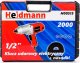 Klucz udarowy Heidmann Klucz udarowy elektryczny 1/2" + nasadki typ H(5) 14