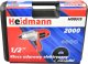 Klucz udarowy Heidmann Klucz udarowy elektryczny 1/2" + nasadki typ H(5) 24