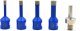 Geko Zestaw otwornic diamentowych 5el. 6-12mm (10) 6