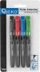 Geko Marker budowlany permanentny mix kolor - zestaw 4 szt (12/144) 4