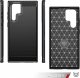 Alogy Etui do Samsung Galaxy S24 Ultra pancerne plecki obudowa na telefon case Alogy Carbon Silicone czarne 11