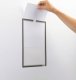 Durable 1x5 Durable Document Holder DIN A4 self-adhesive grey 400657 4