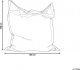 Beliani Pufa worek 140 x 180 cm fuksja FUZZY 2