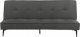 Beliani Sofa rozkładana ciemnoszara ESSVIK 1