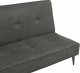 Beliani Sofa rozkładana ciemnoszara ESSVIK 8