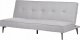 Beliani Sofa rozkładana jasnoszara ESSVIK 4
