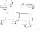 Beliani Sofa rozkładana jasnoszara ESSVIK 9