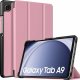 Etui na tablet Alogy Etui do Samsung Galaxy Tab A9 2023 8.7" X110 / X115 obudowa na tablet Case Alogy Book Cover Różowe 13