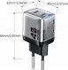 Ładowarka Wekome WEKOME WP-U02 Mecha Series - Ładowarka sieciowa 2x USB-C Super Fast Charger GaN 40W (Srebrny) 2