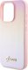 Guess Guess GUHCP14XPSAIRSP iPhone 14 Pro Max 6.7" różowy/pink hardcase Saffiano Iridescent Script 6