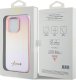 Guess Guess GUHCP14XPSAIRSP iPhone 14 Pro Max 6.7" różowy/pink hardcase Saffiano Iridescent Script 8
