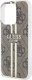 Guess Guess GUHCP15LH4PSEGW iPhone 15 Pro 6.1" brązowy/brown hardcase IML 4G Gold Stripe 5