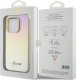 Guess GUHCP15XPSAIRSD iPhone 15 Pro Max 6.7" złoty/gold hardcase Saffiano Iridescent Script 8