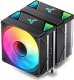 Chłodzenie CPU Jonsbo Jonsbo CR-3000 CPU-Khler Dual Tower, ARGB - 2x 120 mm, schwarz 4