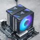 Chłodzenie CPU Jonsbo Jonsbo CR-3000 CPU-Khler Dual Tower, ARGB - 2x 120 mm, schwarz 8