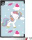 Etui na tablet Alogy Etui do Samsung Galaxy Tab A9 2023 8.7" X110/X115 obudowa na tablet Case Book Cover Unicorn Jednorożec niebieskie 12