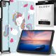 Etui na tablet Alogy Etui do Samsung Galaxy Tab A9 2023 8.7" X110/X115 obudowa na tablet Case Book Cover Unicorn Jednorożec niebieskie 14