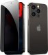 Alogy Szkło prywatyzujące do iPhone 15 Plus / 15 Pro Max Anti-Spy Private Antyszpiegowskie hartowane matowe na ekran 2