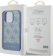 Guess GUHCP15LG4GLBL iPhone 15 Pro 6.1" niebieski/blue hardcase 4G Stripe Collection 11