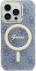 Guess Guess GUHMP15SH4STB iPhone 15 / 14 / 13 6.1" niebieski/blue hardcase IML 4G MagSafe 1