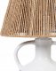 Lampa stołowa Beliani Lampa stołowa ceramiczna biała LARISSOS 10