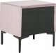 Beliani Szafka nocna welurowa różowa SEZANNE 5