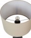 Lampa stołowa Beliani Lampa stołowa ceramiczna czarna VILAR 10