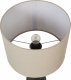 Lampa stołowa Beliani Lampa stołowa ceramiczna czarna VILAR 4