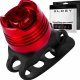 Alogy Lampka rowerowa tylna na tył roweru oświetlenie LED światełko światło tylnie czerwona aluminiowa wodoodporna IPX4 50lm Alogy 6