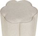 Beliani Puf lniany 39 x 34 cm beżowy TAPPEN 3