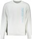 Calvin Klein BIAŁA BLUZA MĘSKA BEZ ZAMKU CALVIN KLEIN S 1