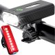 Alogy Lampka rowerowa przód + tył LED przednia tylna światło roweru oświetlenie wodoodporna IPX5 USB światełko na rower Alogy 17