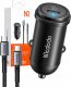 Ładowarka Mcdodo Ładowarka samochodowa McDodo CC-7493 z wyświetlaczem, USB-C, 5A, 65W + kabel USB-C 1m 100W (czarny) 1