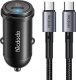 Ładowarka Mcdodo Ładowarka samochodowa McDodo CC-7493 z wyświetlaczem, USB-C, 5A, 65W + kabel USB-C 1m 100W (czarny) 1