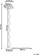 Lampa podłogowa Beliani Lampa podłogowa metalowa różowa z białym JIKAWO 10