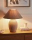 Lampa stołowa Beliani Lampa stołowa ceramiczna szara GRALIWDO Lumarko! 1