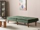 Beliani Sofa rozkładana zielona RONNE 4