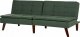 Beliani Sofa rozkładana zielona RONNE 5